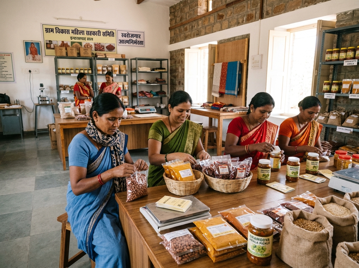 Rural livelihood cooperative packaging